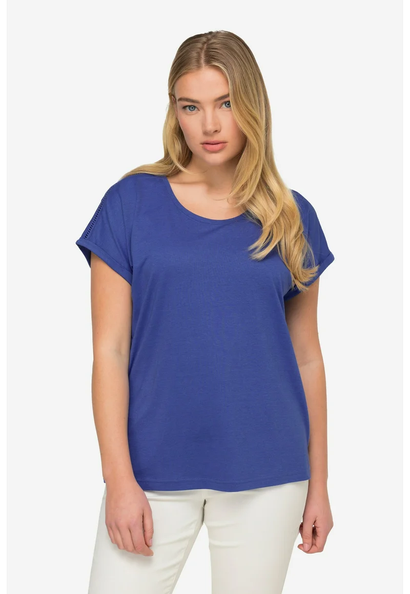 Short celeste denim